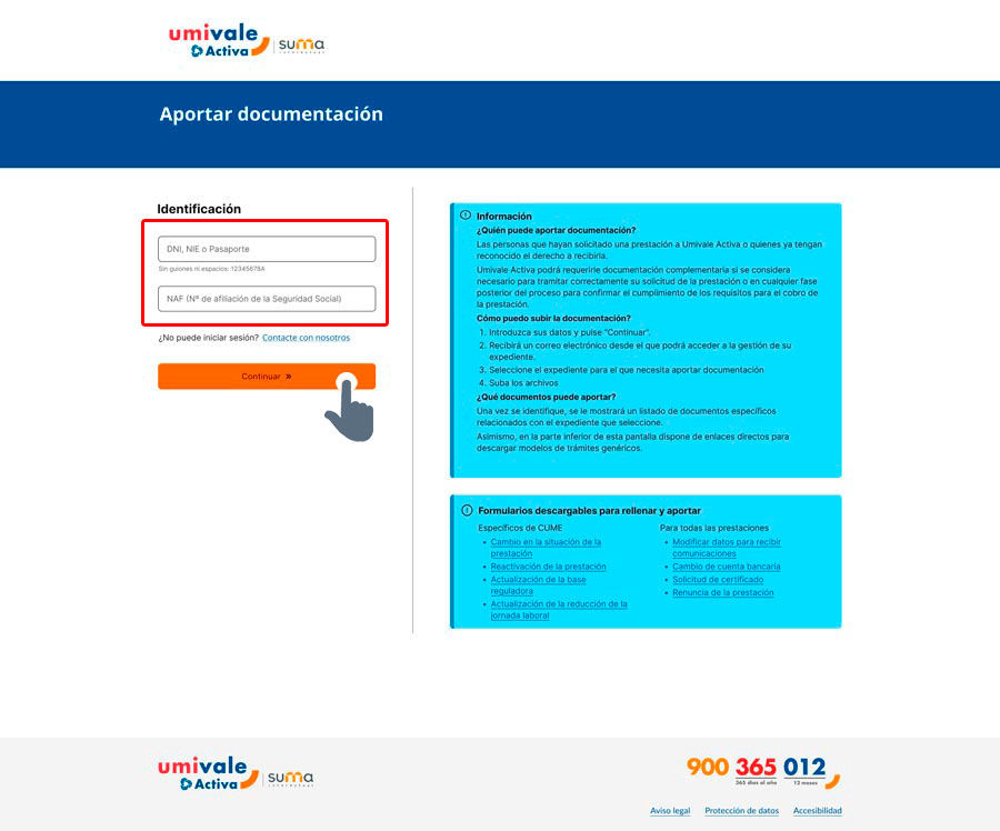 Login de datos