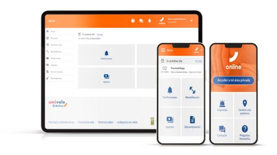 Umivale Activa online personas