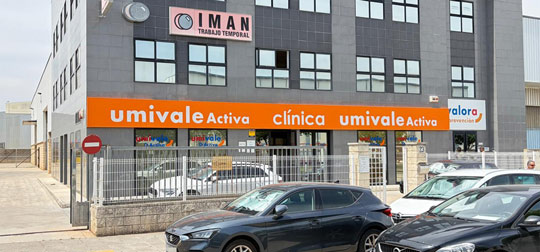 Fachada del centro Umivale Activa Almussafes