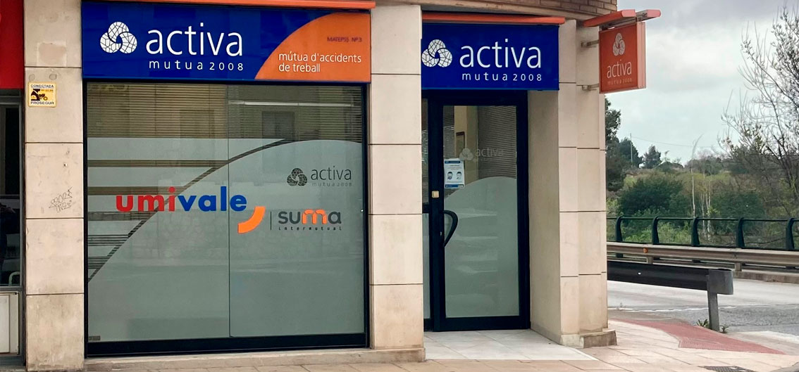 Fachada de la delegación administrativa Umivale Activa Valls