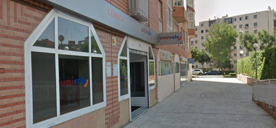Fachada del centro Umivale Activa Madrid - Acacias