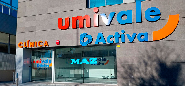 Fachada del centro Umivale Activa Mataró