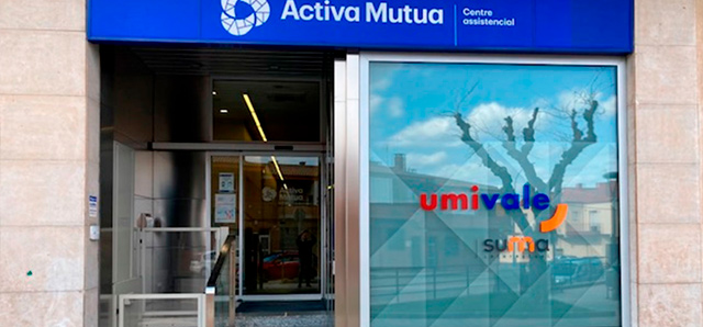 Fachada del centro Umivale Activa Montblanc