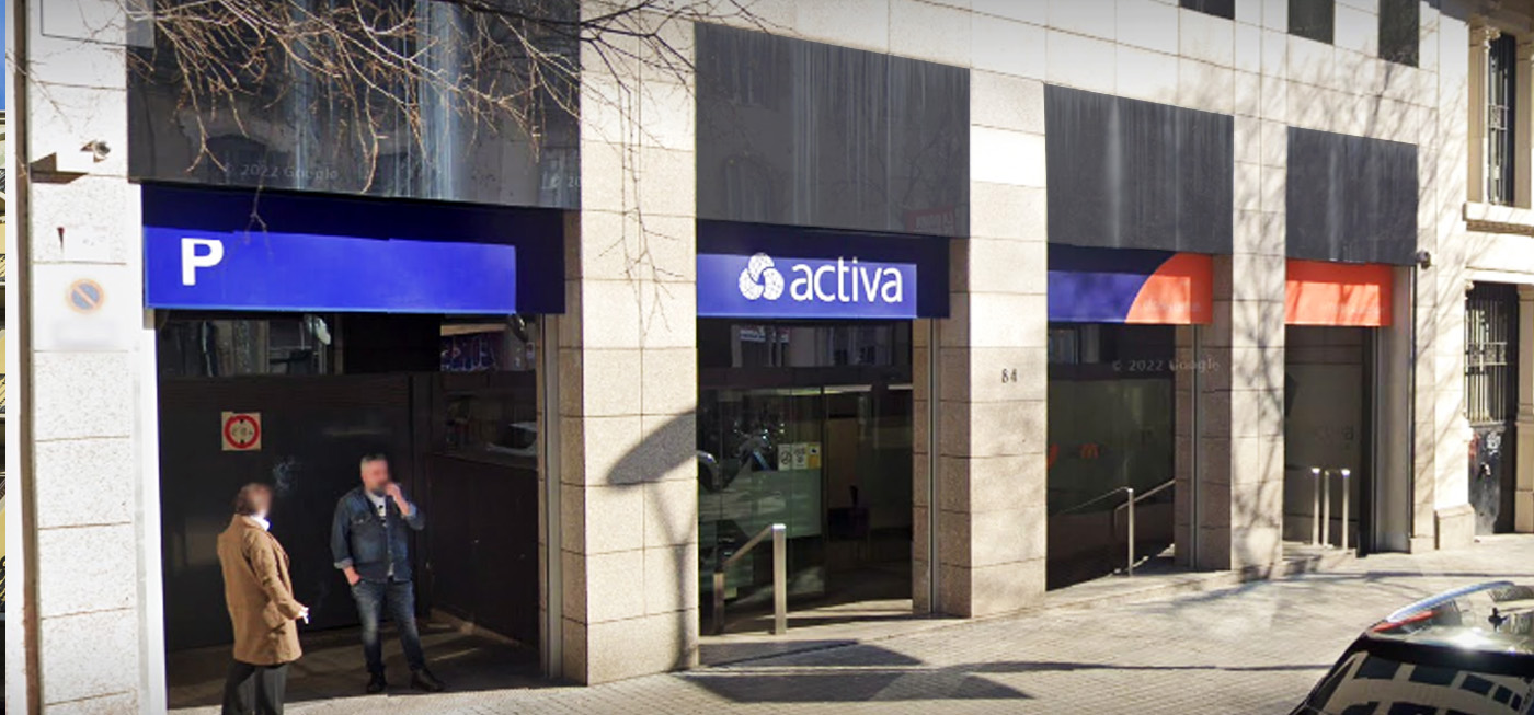 Fachada del centro Umivale Activa Barcelona - Bailén