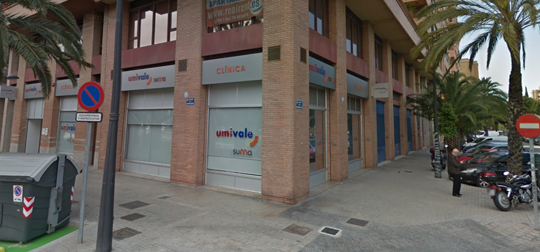 Fachada umivale Activa Umivale Activa Valencia - Avda Catalunya