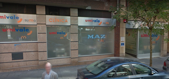 Fachada del centro Umivale Activa Bilbao
