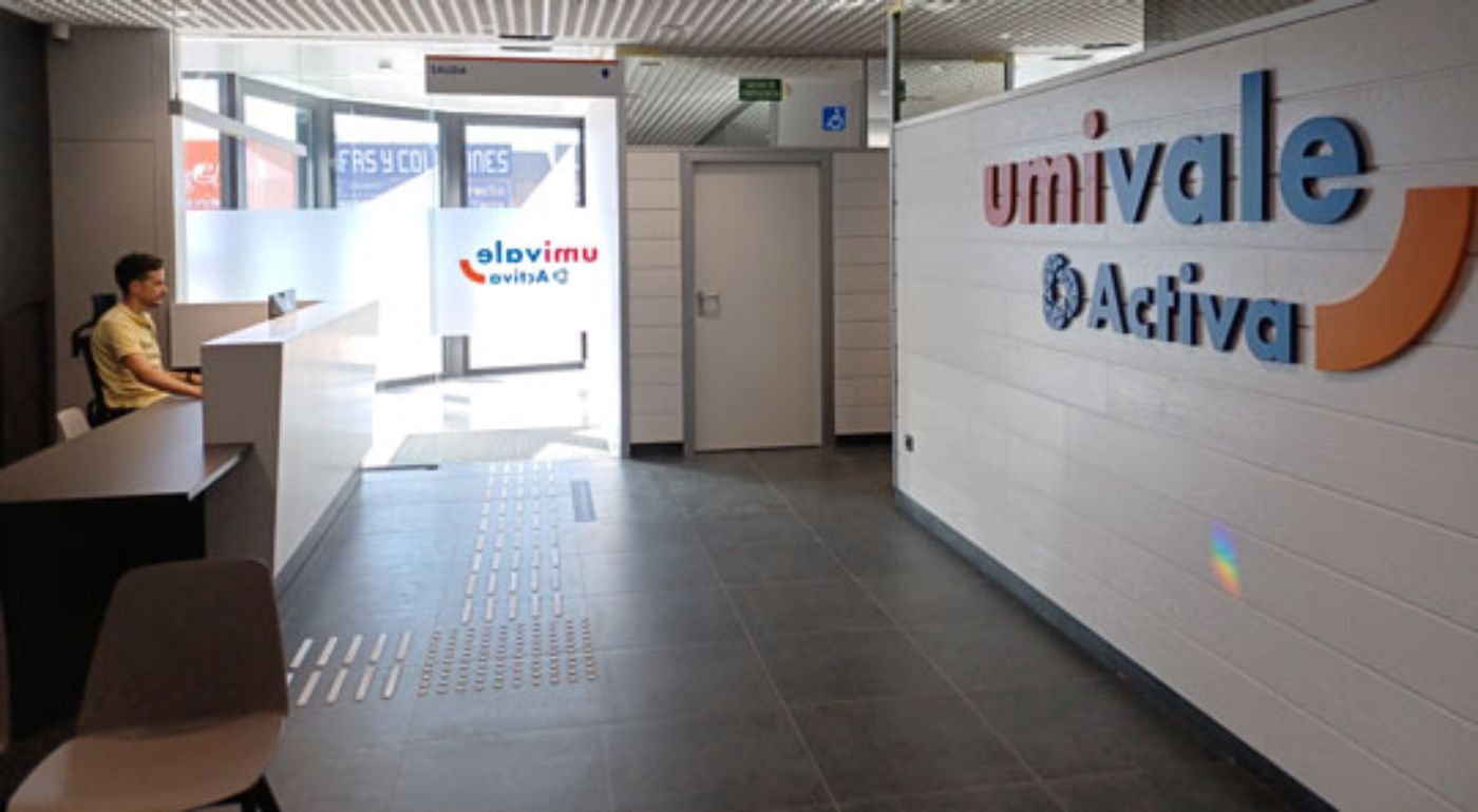 Recepción del centro Umivale Activa Cocentaina