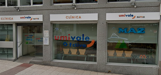 Fachada del centro Umivale Activa Oviedo